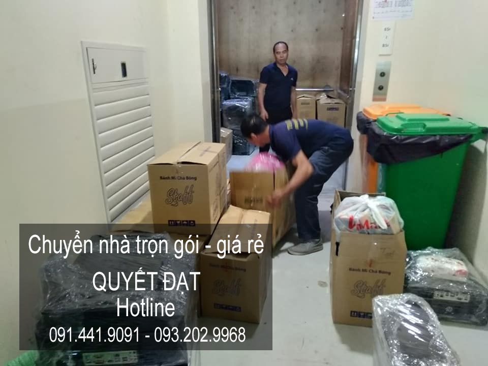 Dịch vụ giá rẻ chuyển nhà Quyết Đạt tại phố Hà Huy Tập