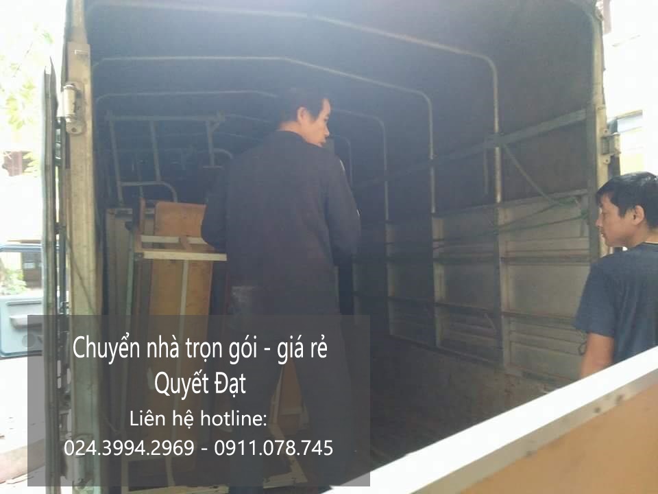 Dịch vụ chuyển nhà Quyết Đạt tại phố Nguyễn Đình Hoàn
